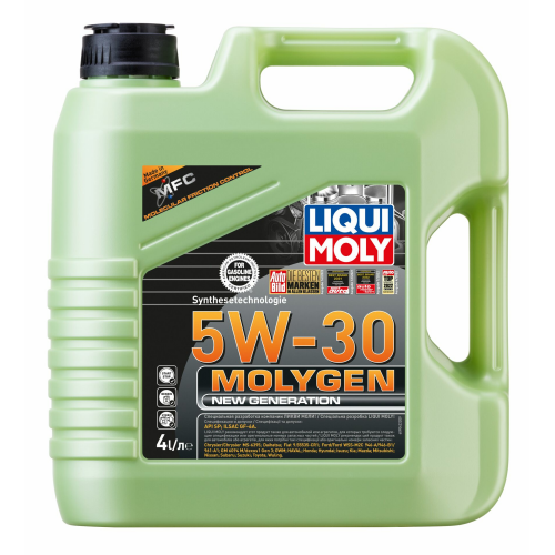 Синтетическое моторное масло Molygen New Generation 5W-30 - 4 л